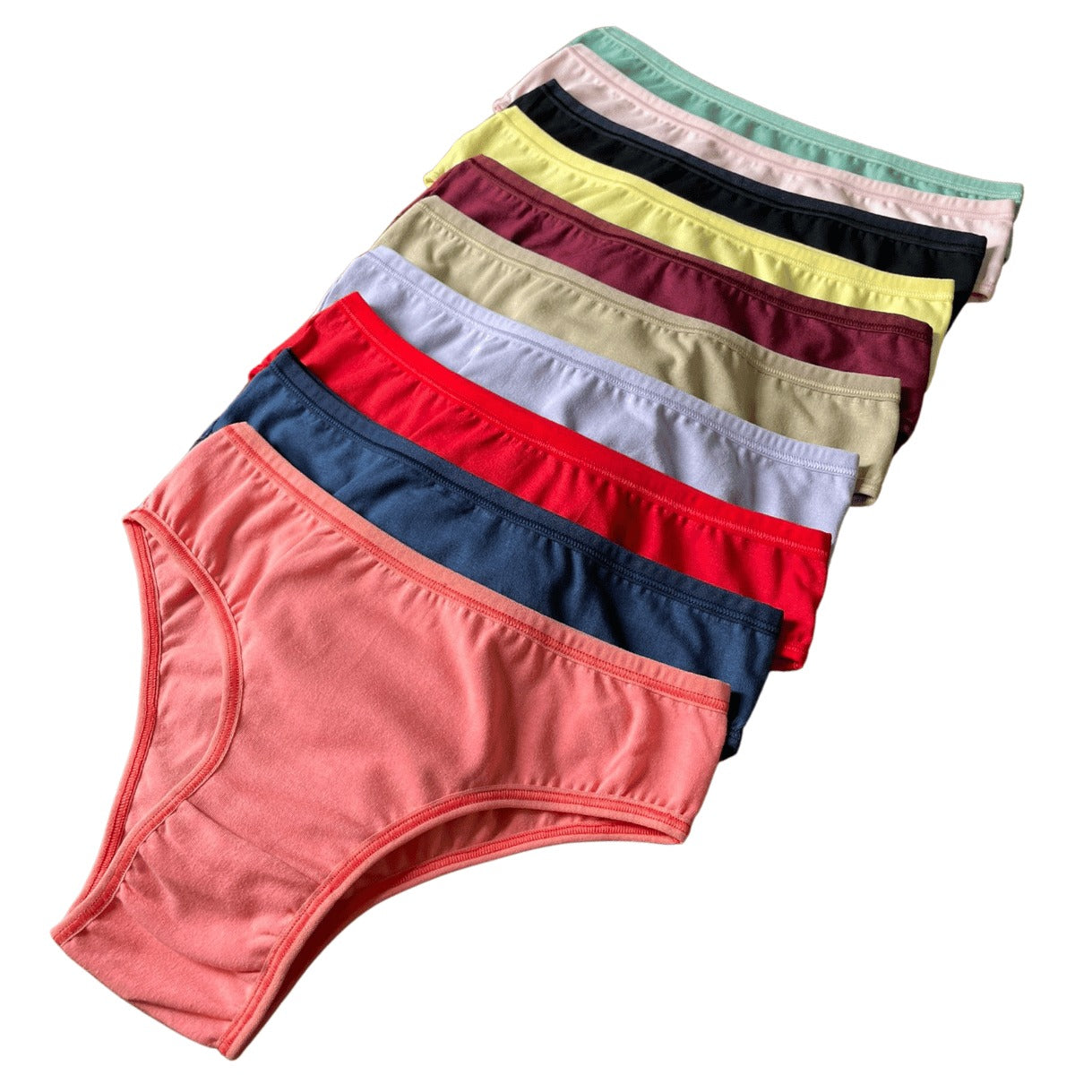5-Pack Sunset Romance Stretch Cotton Bikini Panty